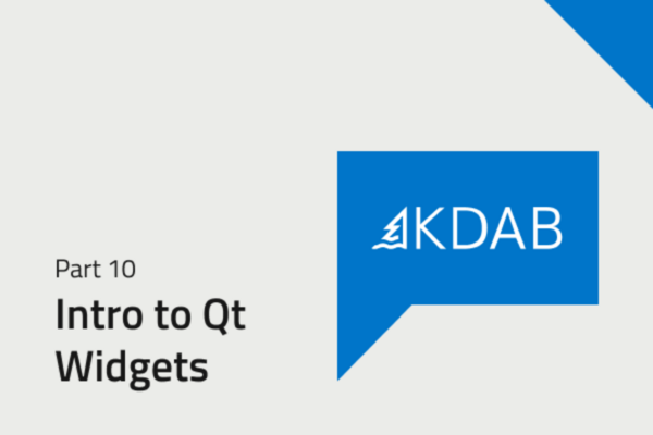 Introduction to Qt Widgets: Part 10